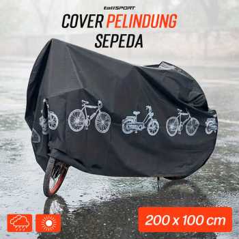 TaffSPORT Cover Sarung Pelindung Sepeda Motor Matic Parasut 200x100cm - UV-2000