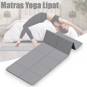 LOOZYKIT Matras Yoga Mat Lipat Anti Slip TPE Double Side 184x61.5cm - LK-3MM