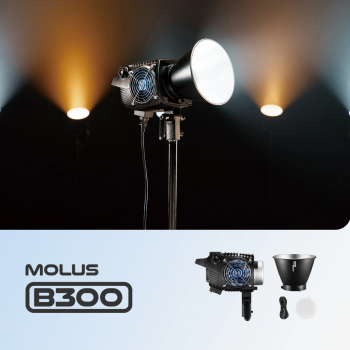 Zhiyun Lampu Studio Fotografi COB LED 2in1 Color Bowens Mount 300W - B300 UK