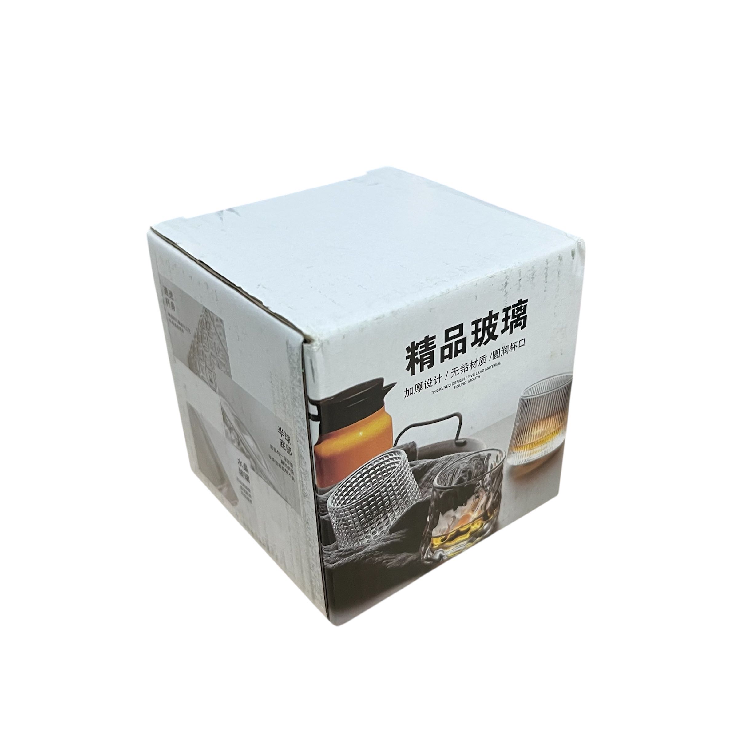 TIENDA Gelas Whisky Cocktail Crystal Old Fashioned Rock Glass 180ml - TD12 Gambar produk TIENDA Gelas Whisky Cocktail Crystal Old Fashioned Rock Glass 180ml - TD12