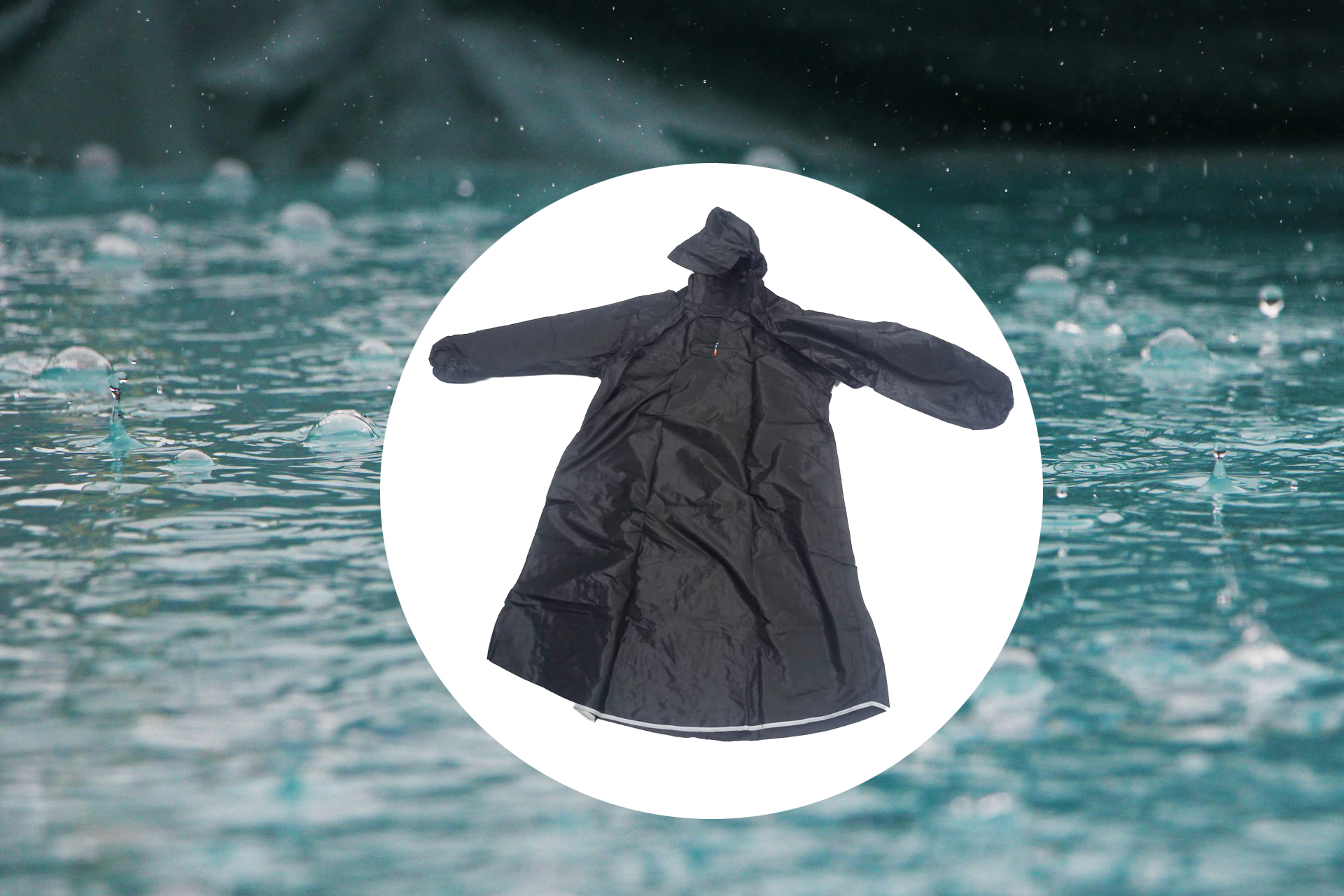 RAINGO Jas Hujan Ponco Anti Rembes 150D Oxford Waterproof Raincoat - MT45 Gambar produk RAINGO Jas Hujan Ponco Anti Rembes 150D Oxford Waterproof Raincoat - MT45