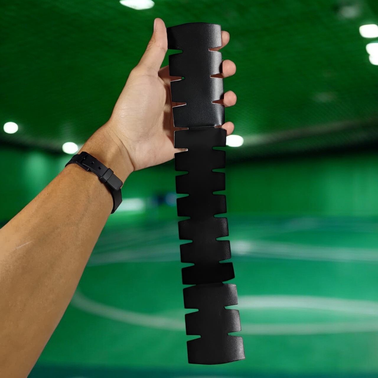 AMSport Pelindung Kepala Frame Raket Padel TPU Head Guard Tape Gigi Besar - BTR42 Gambar produk AMSport Pelindung Kepala Frame Raket Padel TPU Head Guard Tape Gigi Besar - BTR42