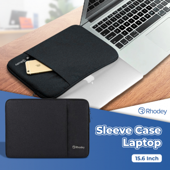 Gambar produk Rhodey Sleeve Case Laptop Waterproof Polyester Neoprene Bag 15.6 Inch - L123F