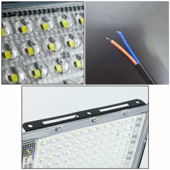 Gambar produk TaffLED Lampu LED Floodlight Hidroponik Cool White 6500K 100W 2 PCS - PR65