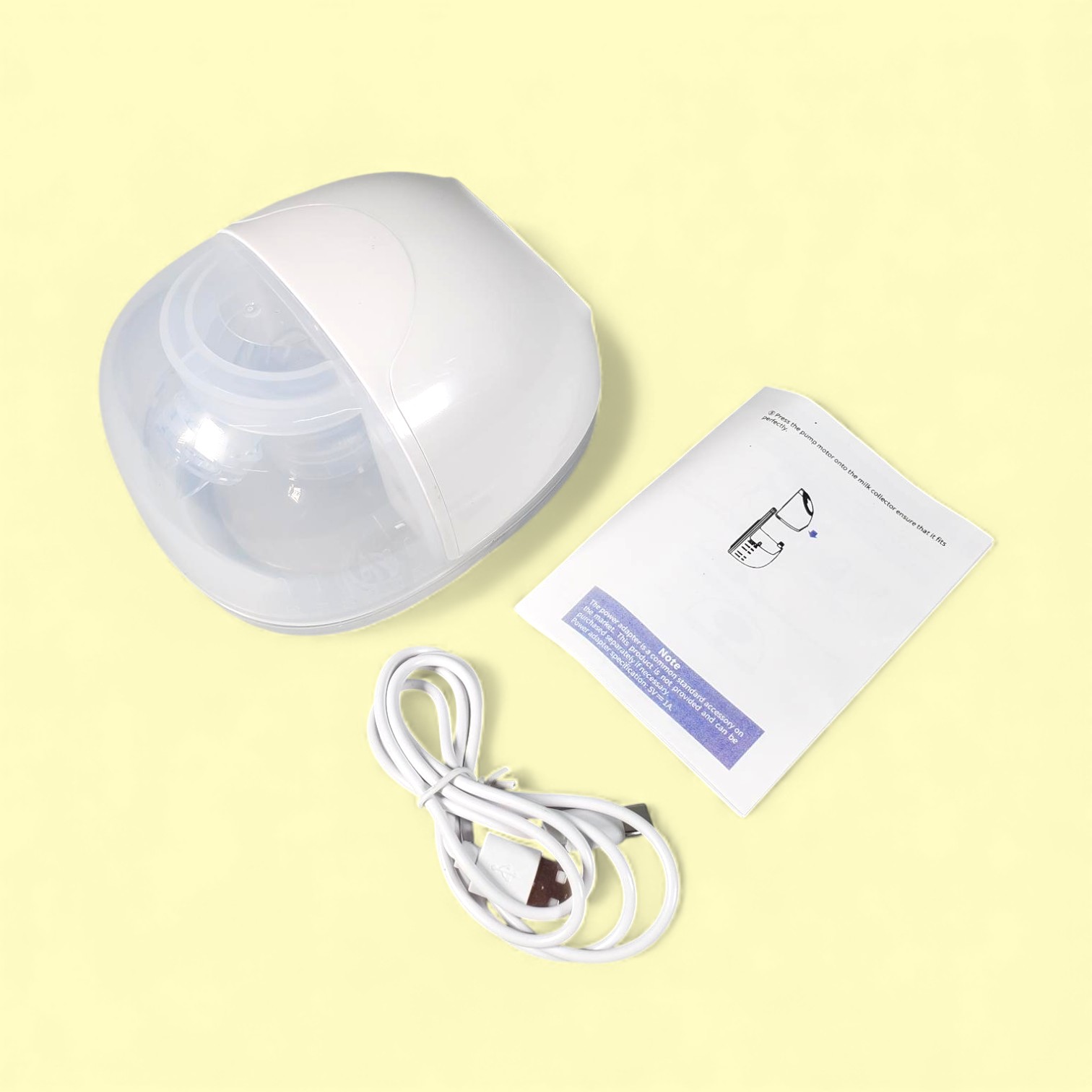 SUCHAN Pompa ASI Bayi Elektrik Wearable Breast Milk Pump 180ml - F1 Gambar produk SUCHAN Pompa ASI Bayi Elektrik Wearable Breast Milk Pump 180ml - F1