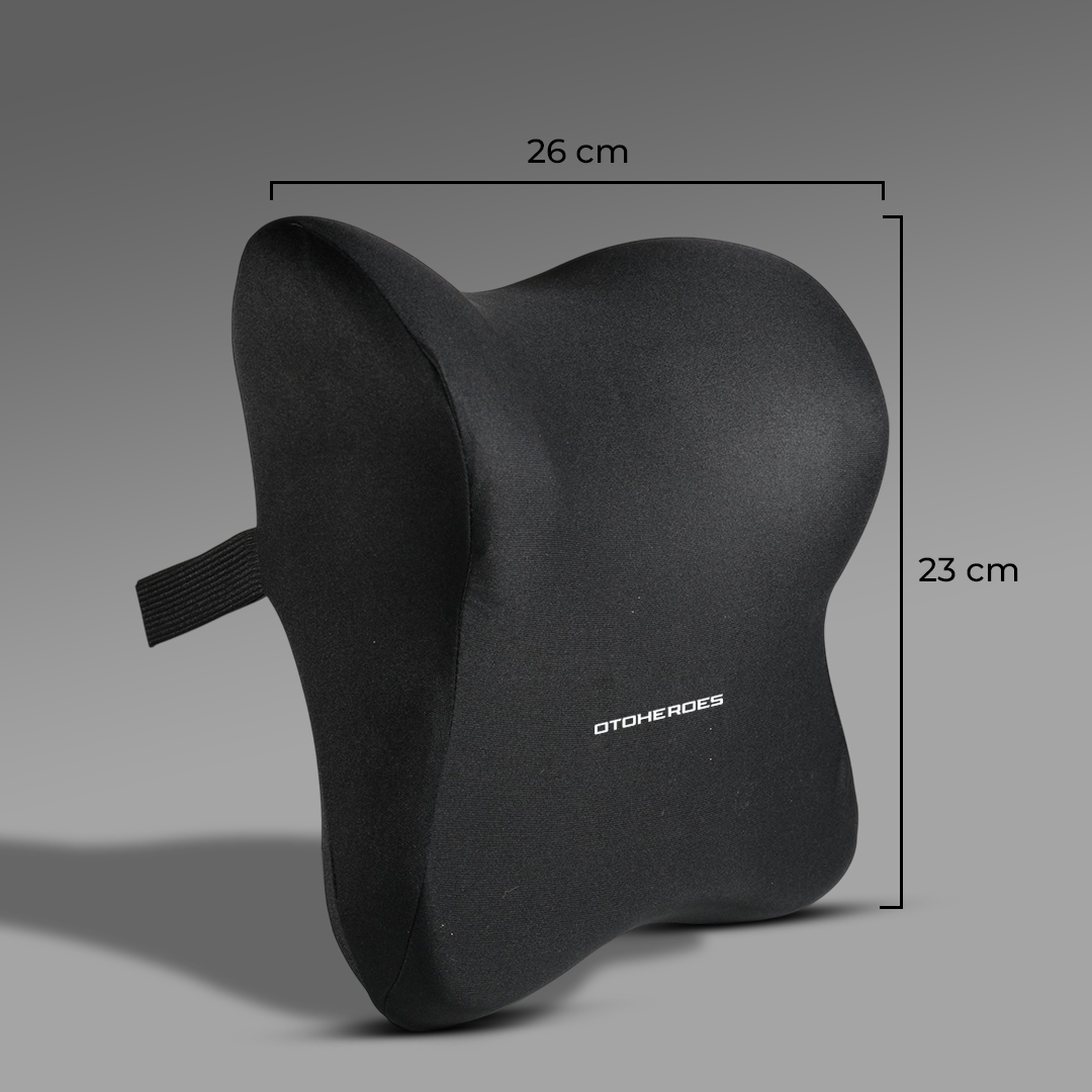 OTOHEROES Bantal Leher Mobil Ergonomis Memory Foam Car Headrest Pillow - DK-2 Gambar produk OTOHEROES Bantal Leher Mobil Ergonomis Memory Foam Car Headrest Pillow - DK-2