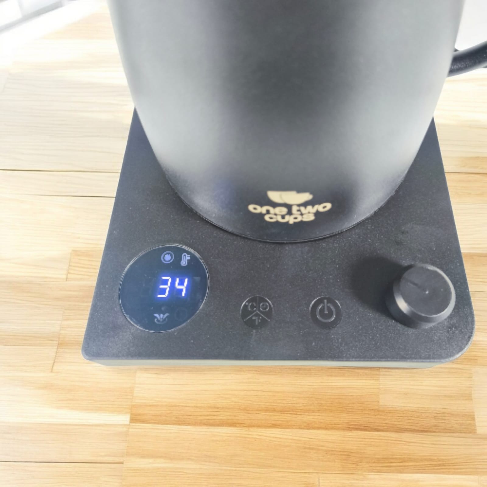 Gambar produk One Two Cups Teko Listrik Kopi Kettle Pemanas Air Leher Angsa 1000W 1L - HR-462