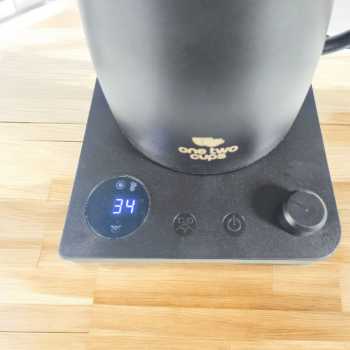 Gambar produk One Two Cups Teko Listrik Kopi Kettle Pemanas Air Leher Angsa 1000W 1L - HR-462