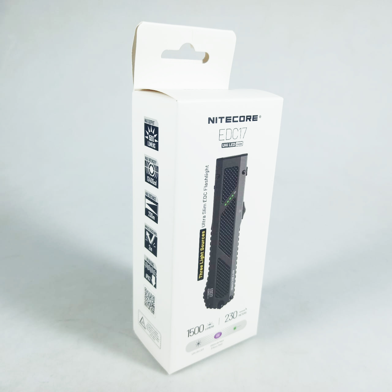 NITECORE Senter LED Flashlight UHi 25 UV Laser Light IPX7 1500 Lumens - EDC17 Gambar produk NITECORE Senter LED Flashlight UHi 25 UV Laser Light IPX7 1500 Lumens - EDC17