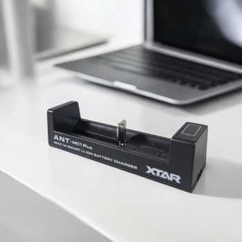 Gambar produk XTAR Charger Baterai 1 Slot 14500 18650 18650 Li-Ion 3.7V LCD Type C - ANT MC1 Plus
