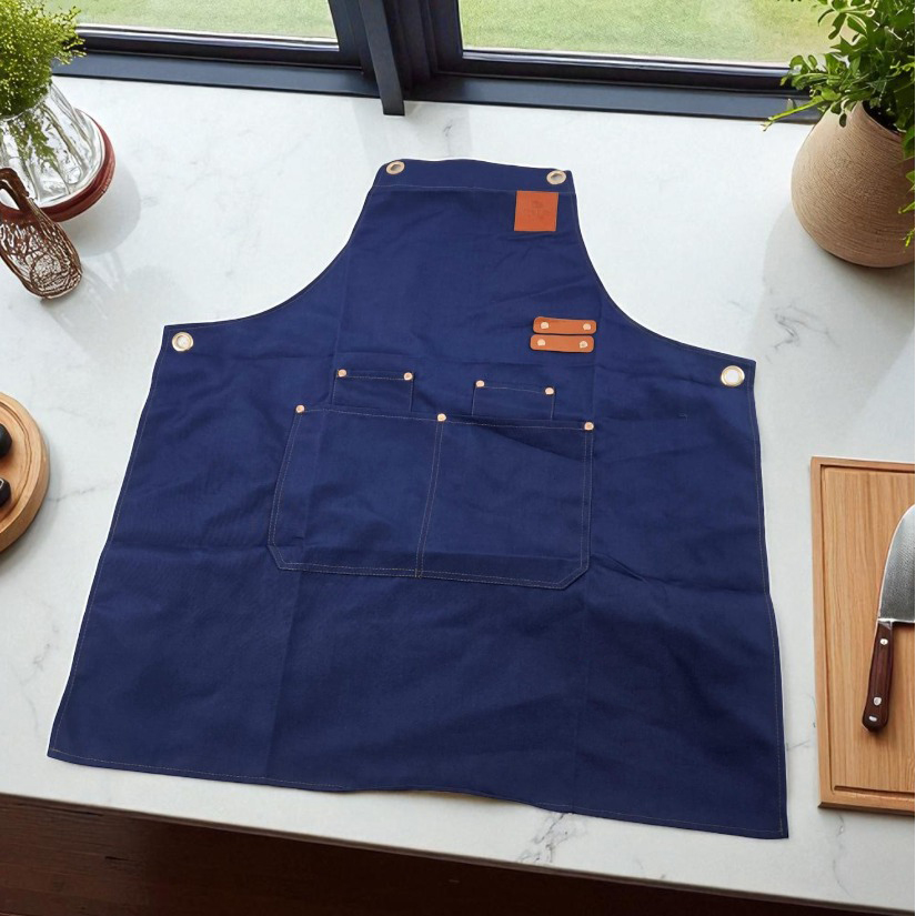 One Two Cups Celemek Masak Apron Anti Air dengan Kantong - SP01 Gambar produk One Two Cups Celemek Masak Apron Anti Air dengan Kantong - SP01