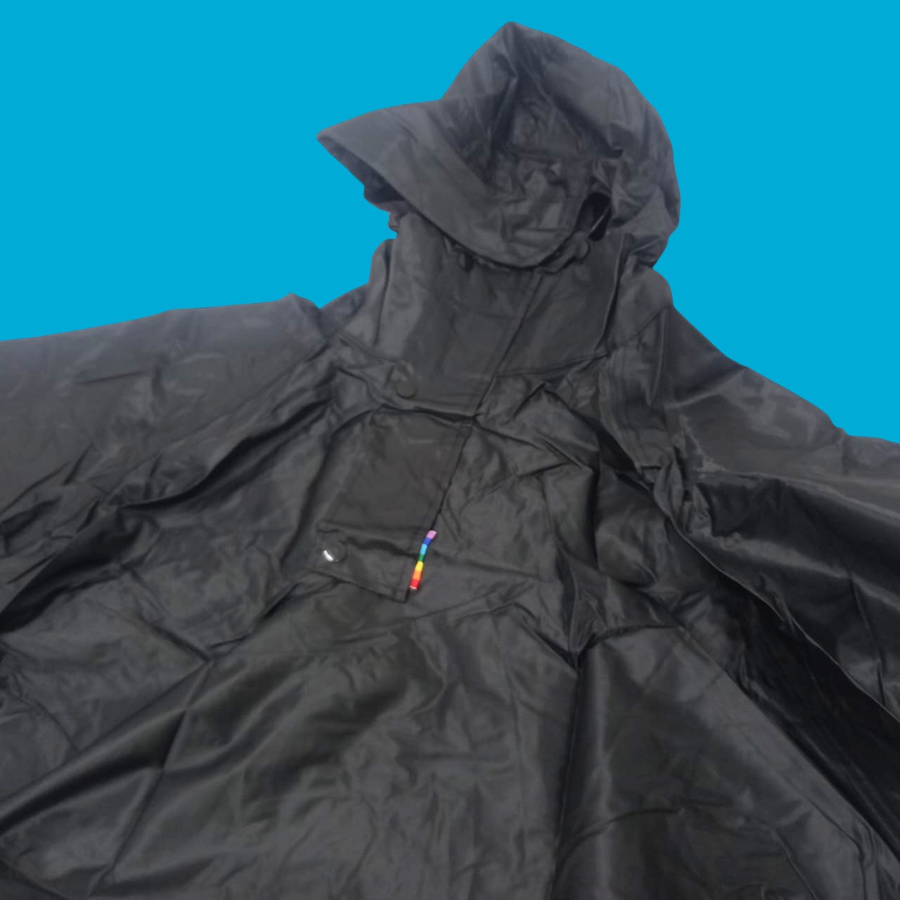 RAINGO Jas Hujan Ponco Anti Rembes 150D Oxford Waterproof Raincoat - MT45 Gambar produk RAINGO Jas Hujan Ponco Anti Rembes 150D Oxford Waterproof Raincoat - MT45