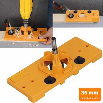 XCAN Alat Bantu Bor Hinge Jig Drill Guide Woodworking Positioner 35mm - WX013