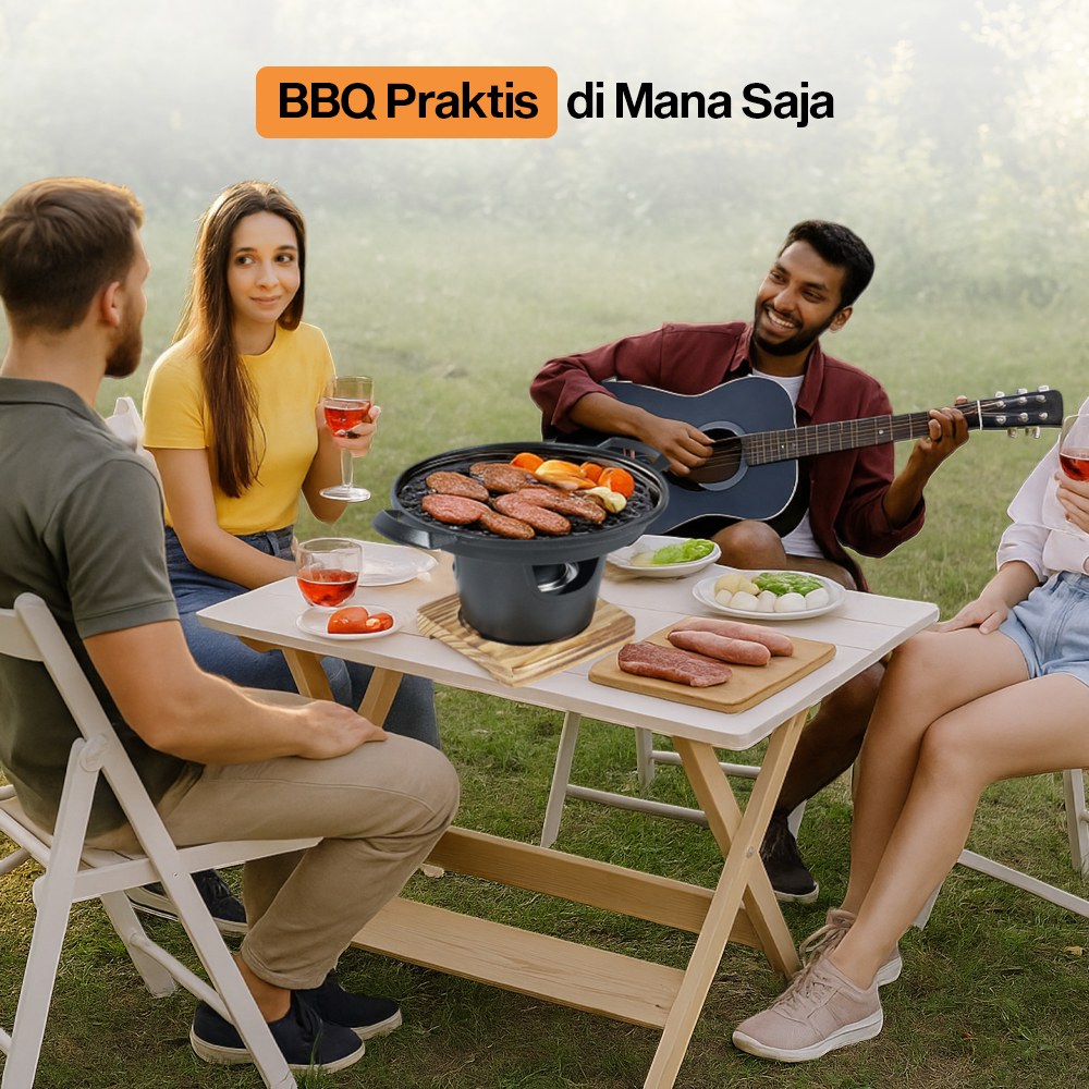 FreshFind Alat Panggang Arang Portable BBQ Japanese Grill Stove - H01 Gambar produk FreshFind Alat Panggang Arang Portable BBQ Japanese Grill Stove - H01