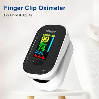 TaffOmicron Fingertip Pulse Oximeter Alat Ukur Saturasi Oksigen Darah - YK-80A