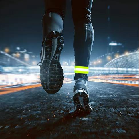 CEZMKIO Gelang Keselamatan Reflective Bracelet Visibility 2 PCS - B07 Gambar produk CEZMKIO Gelang Keselamatan Reflective Bracelet Visibility 2 PCS - B07