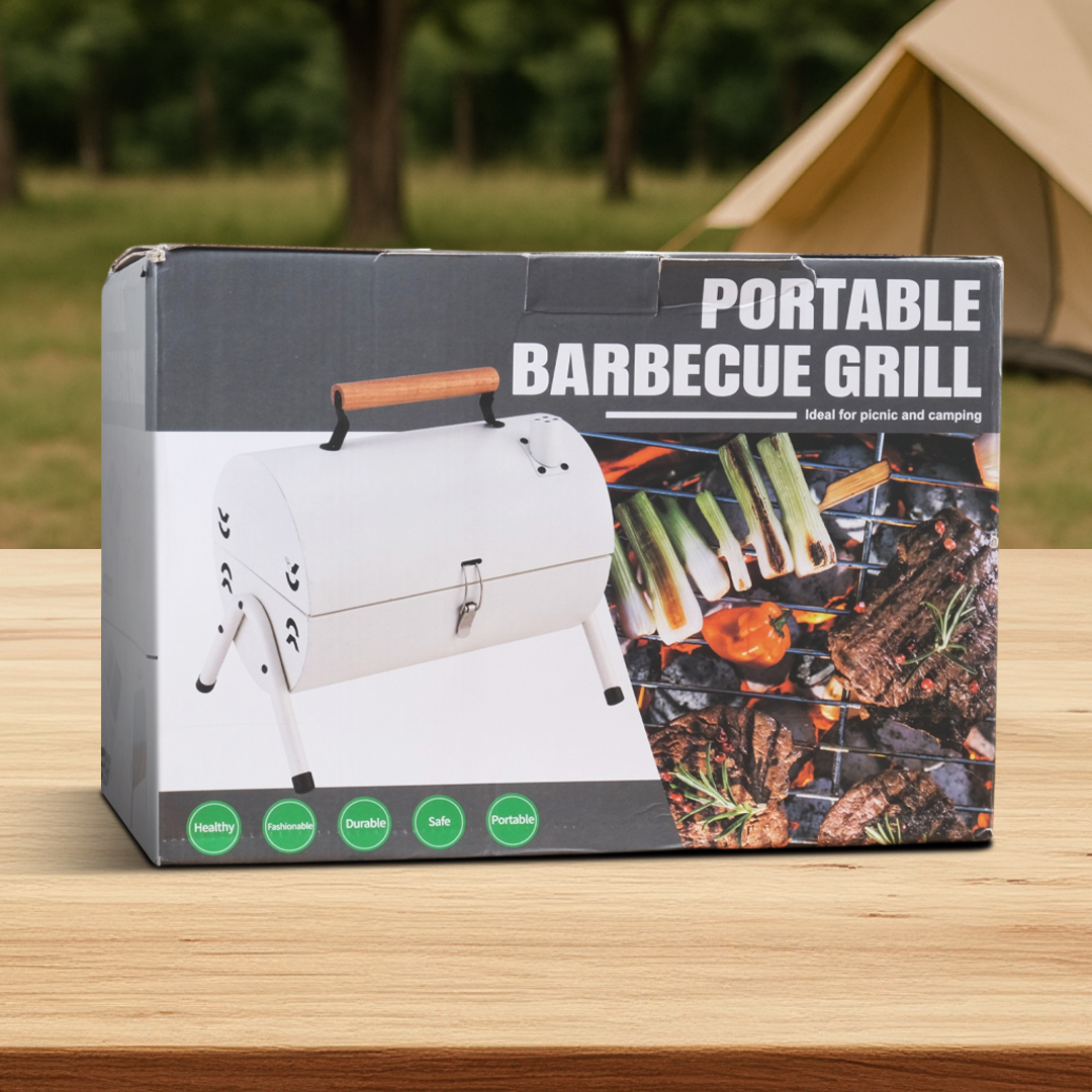 Xbess Alat Panggang Arang Portable BBQ Outdoor Grill Stove with Pan - K-707 Gambar produk Xbess Alat Panggang Arang Portable BBQ Outdoor Grill Stove with Pan - K-707