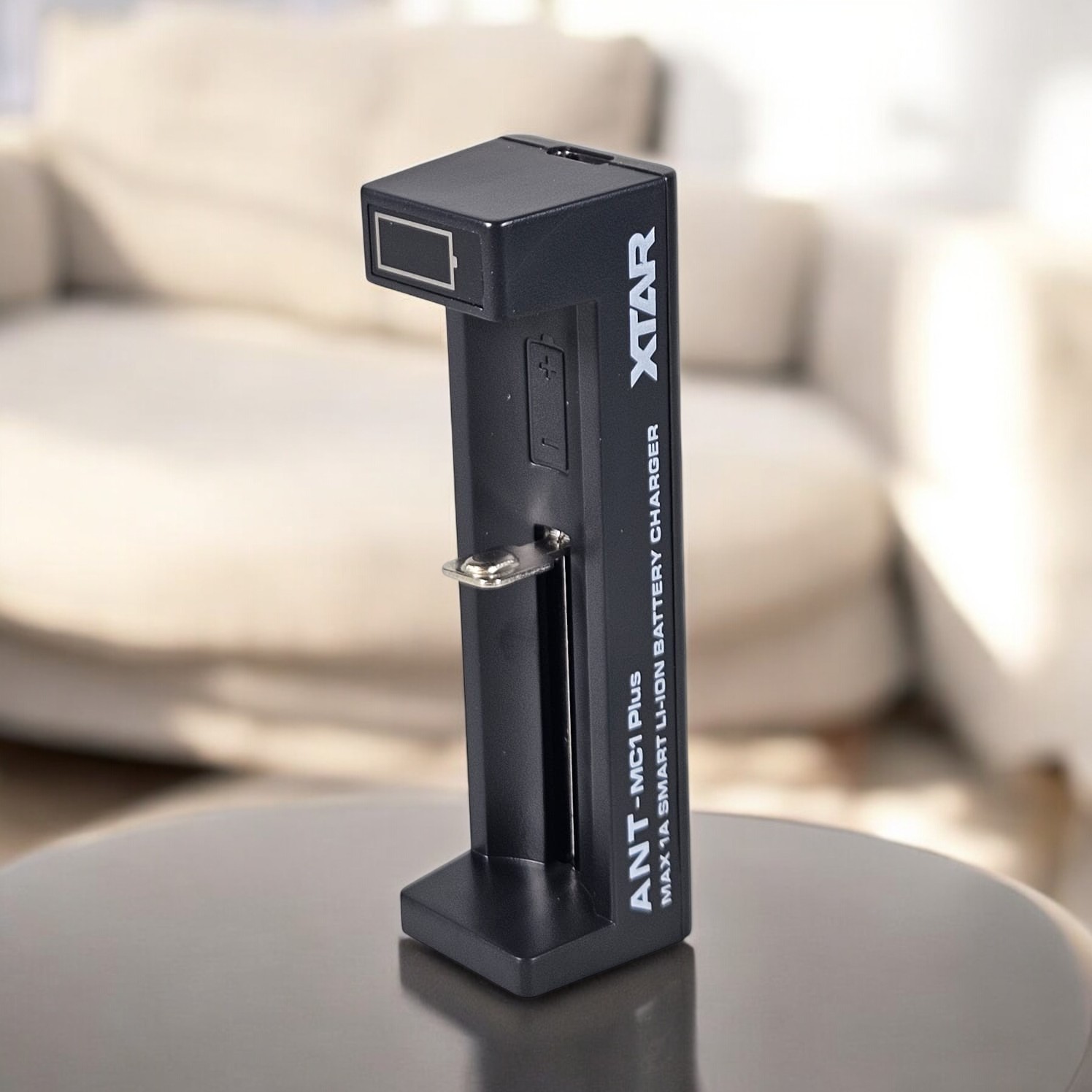 Gambar produk XTAR Charger Baterai 1 Slot 14500 18650 18650 Li-Ion 3.7V LCD Type C - ANT MC1 Plus