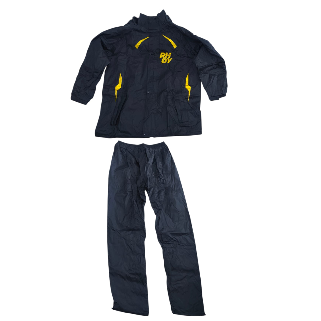 Rhodey Jas Hujan Setelan Motor Visor Polyester Waterproof Raincoat XXL - ZY-8119 Gambar produk Rhodey Jas Hujan Setelan Motor Visor Polyester Waterproof Raincoat XXL - ZY-8119