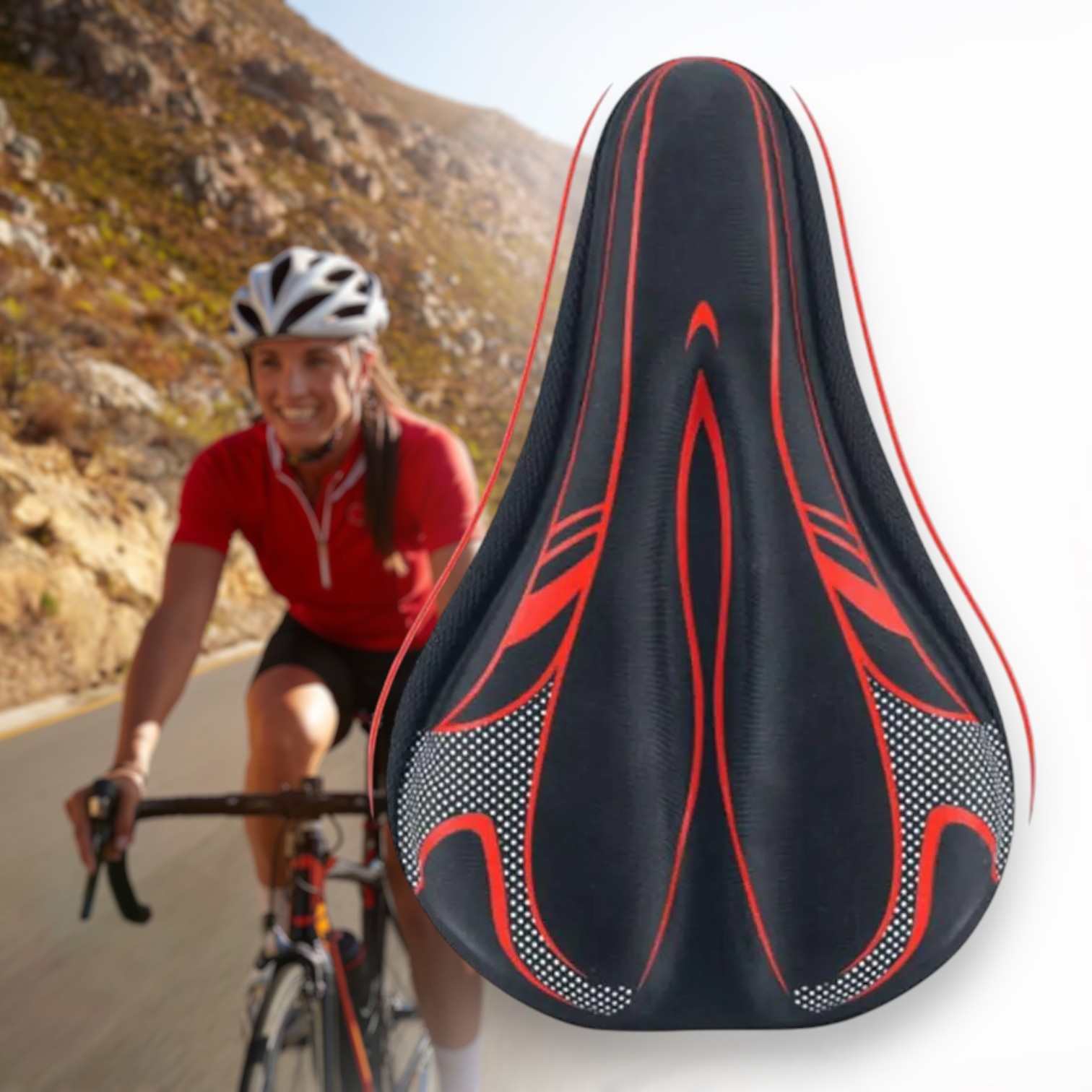 Gambar produk TAGAFA Cover Jok Sepeda Silicone Bike Seat Cover Breatheable - TGF-29