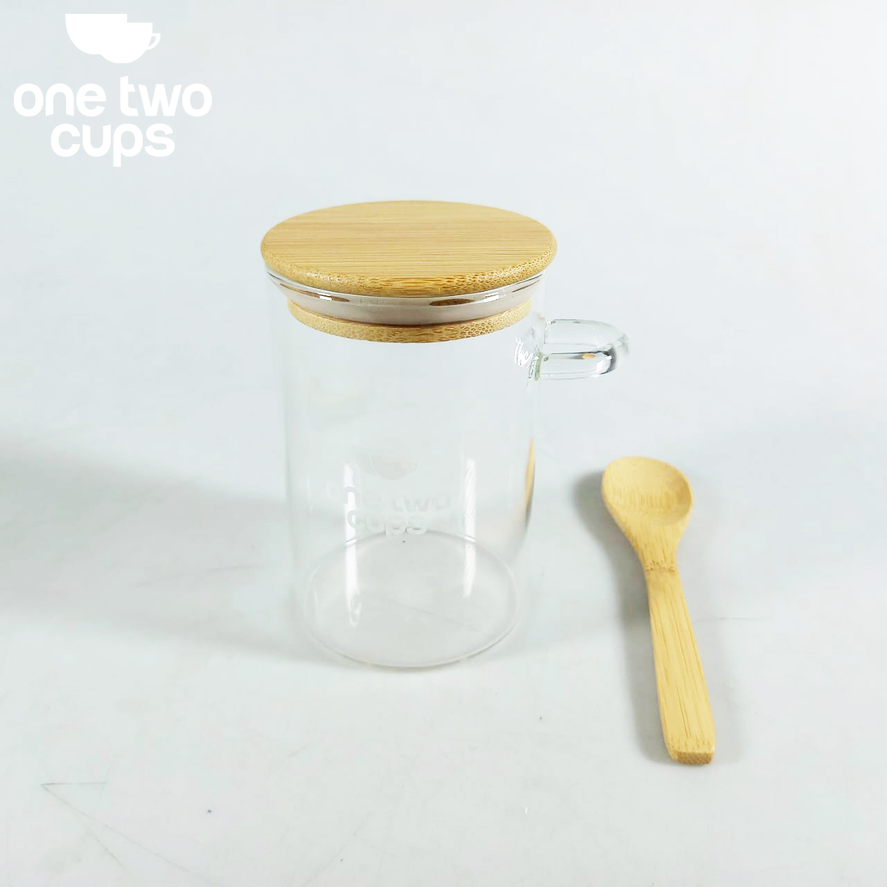 One Two Cups Toples Kaca Penyimpanan Makanan Storage with Bamboo Lid 300ml - FM-LD1 Gambar produk One Two Cups Toples Kaca Penyimpanan Makanan Storage with Bamboo Lid 300ml - FM-LD1