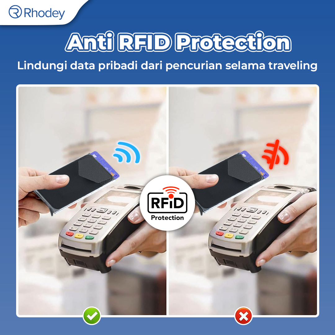 Rhodey Dompet Kartu Slim Slider Aluminium Anti RFID - G883 Gambar produk Rhodey Dompet Kartu Slim Slider Aluminium Anti RFID - G883