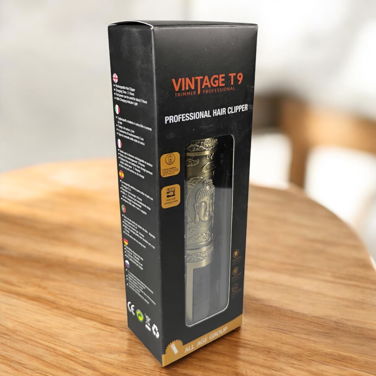 OIMG Alat Cukur Rambut Elektrik Hair Clipper Trimmer Model Buddha - T9 Gambar produk OIMG Alat Cukur Rambut Elektrik Hair Clipper Trimmer Model Buddha - T9