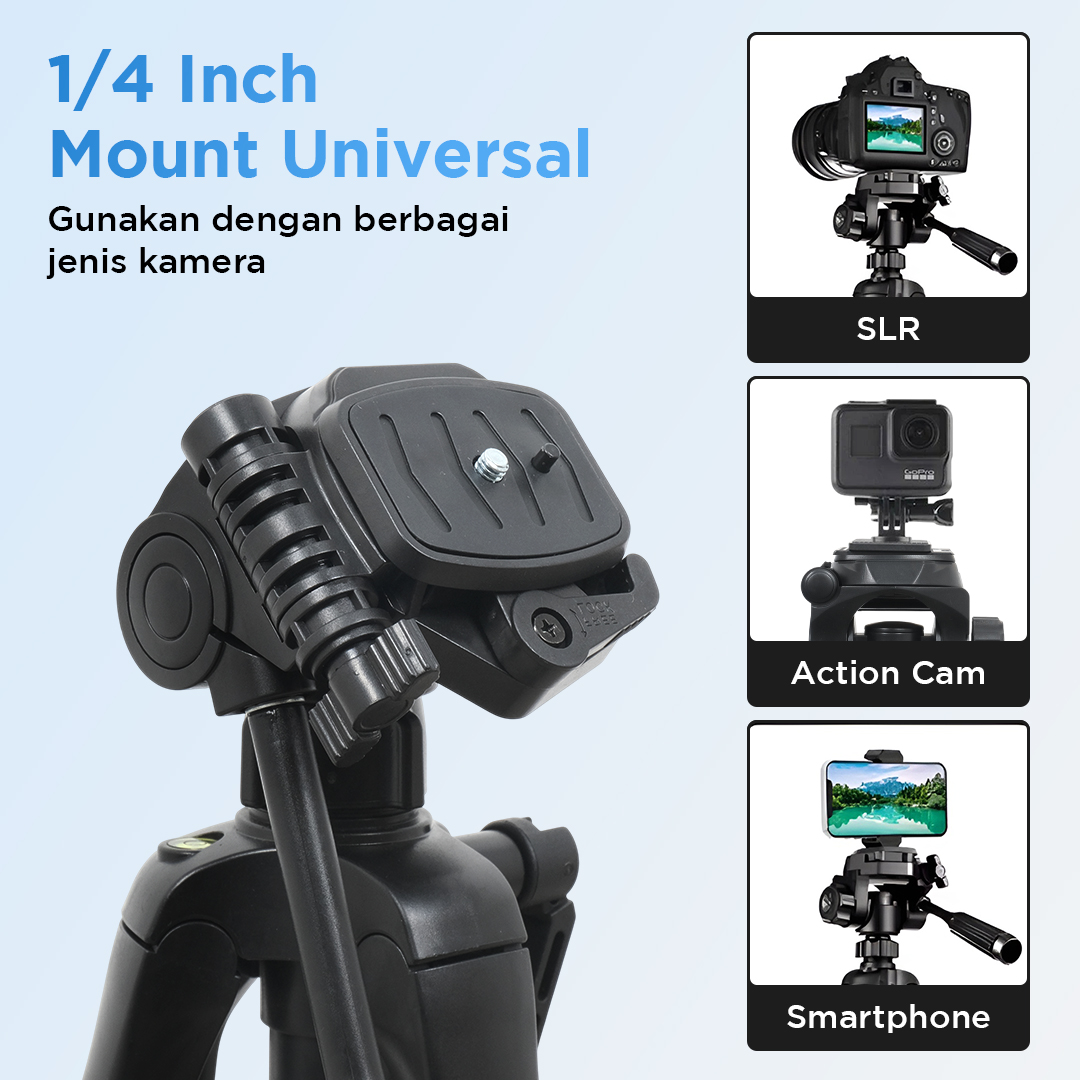 Weifeng Tripod Kamera Pan Head 360 Panoramic 1.57M - WT-3540 Gambar produk Weifeng Tripod Kamera Pan Head 360 Panoramic 1.57M - WT-3540