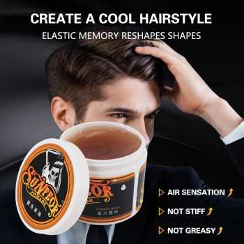 SNAVEDIO Pomade Rambut Styling Wax Water Based Matte Rexture 113g - SN-113