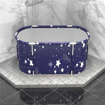 Gambar produk Xueqin SPA Bathtub Lipat Portable Adult Folding Bath 110x55x50cm - 18402