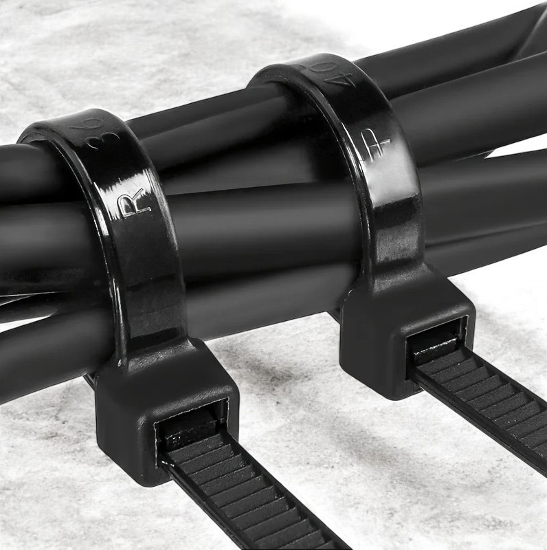 LWLYBH Kabel Ties Nilon Cable Organizer Heat Resistant 4x200mm 500 PCS - LW42 Gambar produk LWLYBH Kabel Ties Nilon Cable Organizer Heat Resistant 4x200mm 500 PCS - LW42