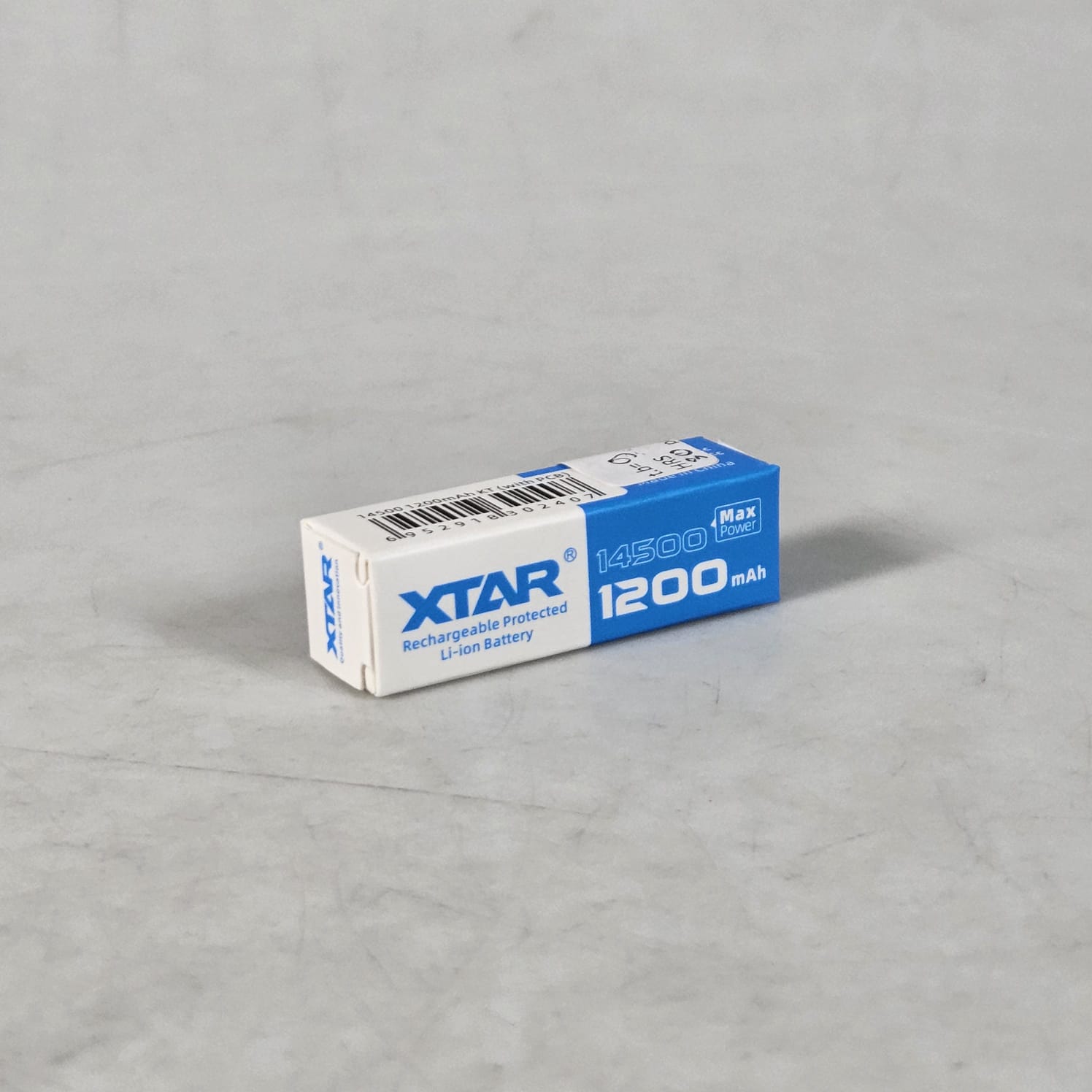 XTAR Baterai Rechargeable 14500 Li-Ion 1200mAh 3.6V 2.5A 1 PCS - XT-120 Gambar produk XTAR Baterai Rechargeable 14500 Li-Ion 1200mAh 3.6V 2.5A 1 PCS - XT-120