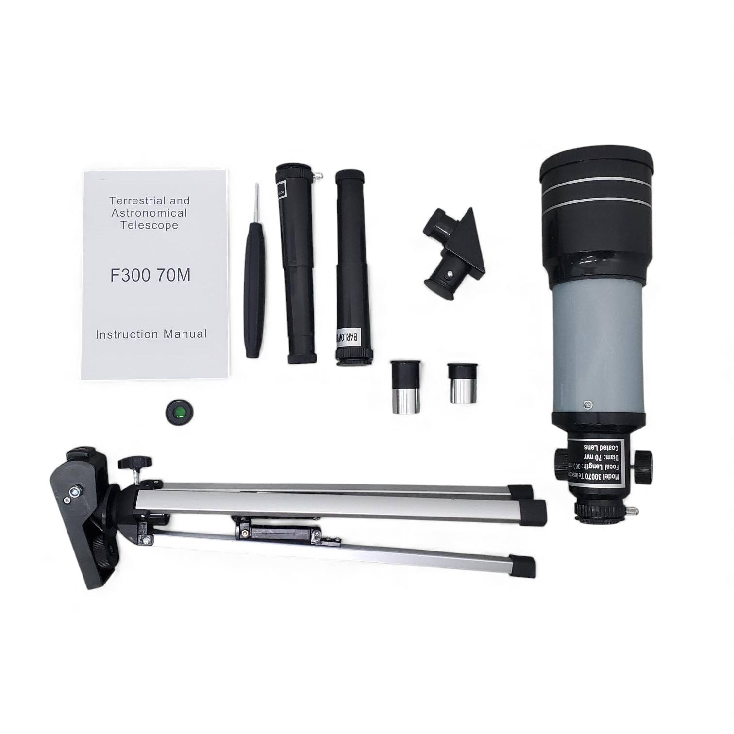 FocStar Teropong Bintang Monocular Astronomical Telescope 300/70mm - F30070M Gambar produk FocStar Teropong Bintang Monocular Astronomical Telescope 300/70mm - F30070M