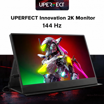 UPERFECT Portable Gaming Monitor 16 Inch IPS QHD 144Hz HDR USB Type C