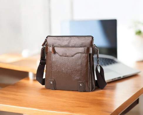 Rhodey Tas Selempang Pria Messenger Business Briefcase Bag PU Leather - 15037 Gambar produk Rhodey Tas Selempang Pria Messenger Business Briefcase Bag PU Leather - 15037