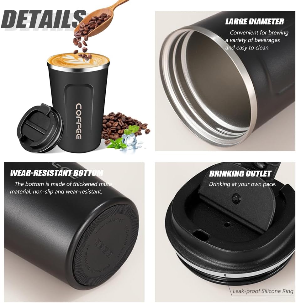 BYS HOUSE Botol Minum Tumbler Air Panas Dingin Stainless Steel 380ml - TY204 Gambar produk BYS HOUSE Botol Minum Tumbler Air Panas Dingin Stainless Steel 380ml - TY204