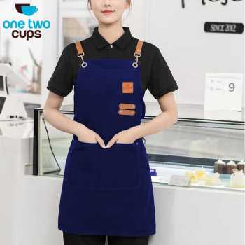 One Two Cups Celemek Masak Apron Anti Air dengan Kantong - SP01