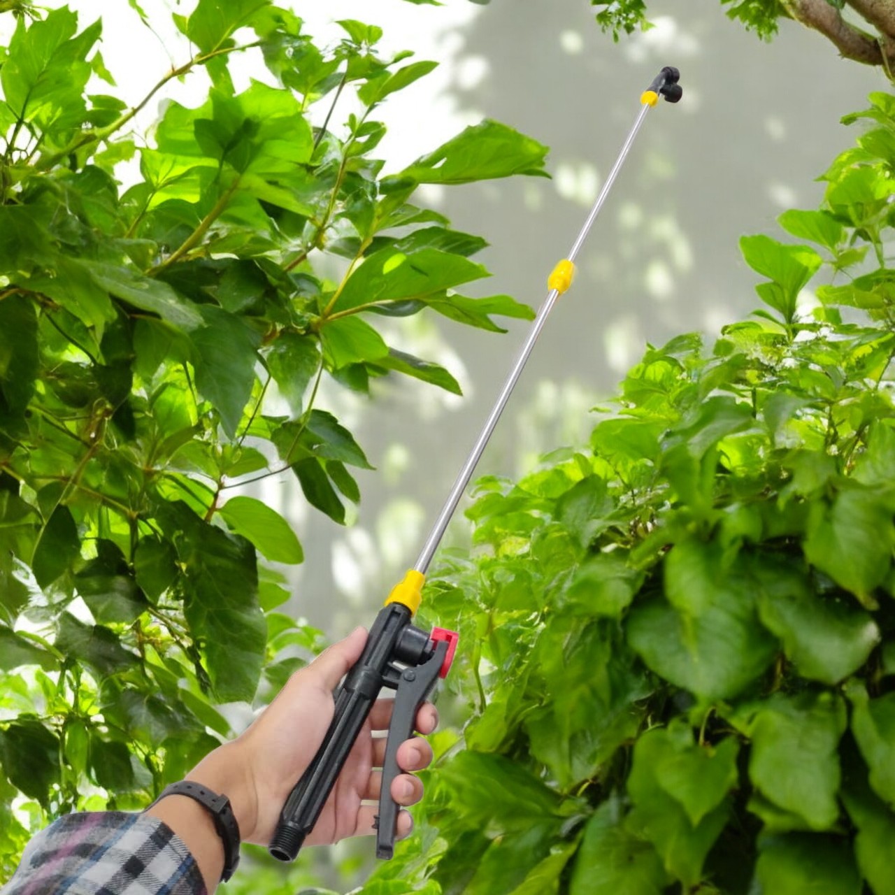 KESOTO Semprotan Tanaman Sprayer Gardening Plants Pestiside Telescopic Double Curved - KS-10 Gambar produk KESOTO Semprotan Tanaman Sprayer Gardening Plants Pestiside Telescopic Double Curved - KS-10