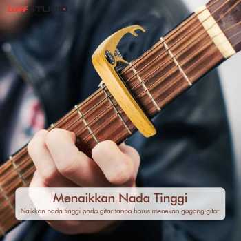 Gambar produk TaffSTUDIO Capo Gitar Zinc Alloy Bridge Pin Remover - QBJ
