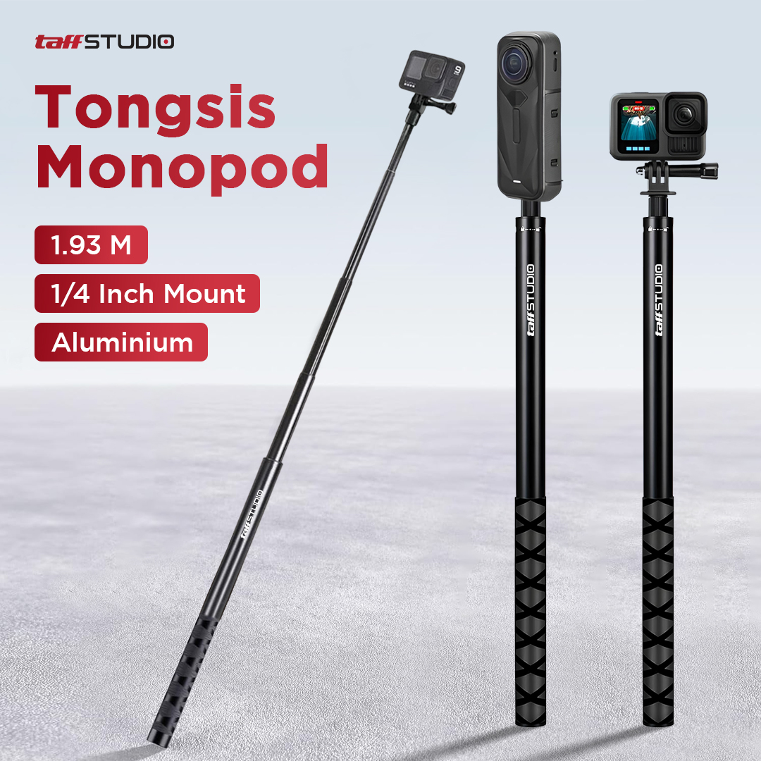 TaffSTUDIO Tongsis Selfie Stick Ultra Long Invisible Insta360 GoPro 1.93M - YZ502/YZ525/YZ511/YZ520 Gambar produk TaffSTUDIO Tongsis Selfie Stick Ultra Long Invisible Insta360 GoPro 1.93M - YZ502/YZ525/YZ511/YZ520