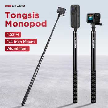 Gambar produk TaffSTUDIO Tongsis Selfie Stick Ultra Long Invisible Insta360 GoPro 1.93M - YZ502/YZ525/YZ511/YZ520