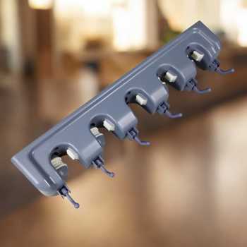 Gambar produk ORAIN Gantungan Sapu Kain Pel Broom Storage Rack Hook Wall Mounted 5 - OR312