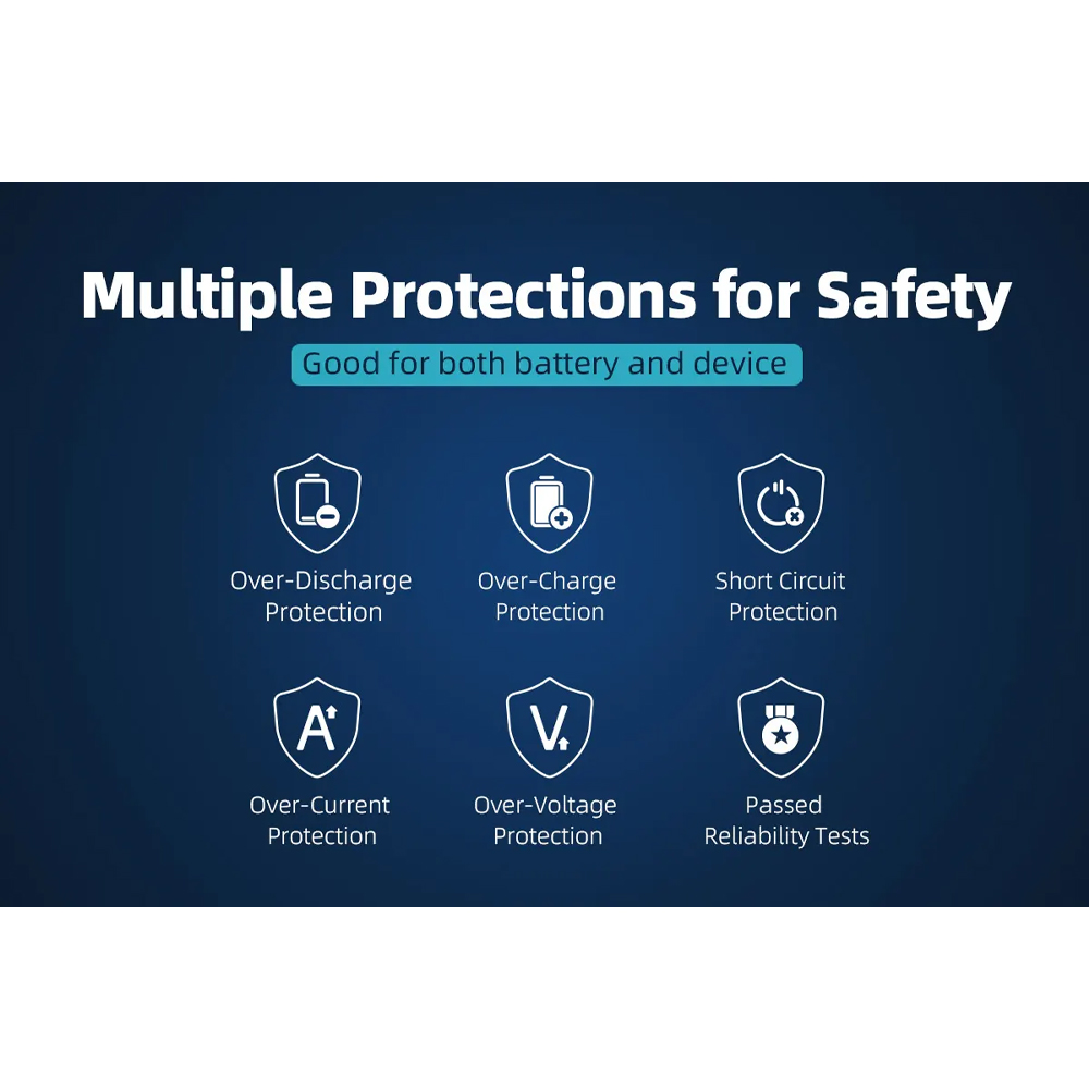 XTAR Baterai Rechargeable 21700 Mercury Free 5000mAh 25A 1 PCS - 21700HP Gambar produk XTAR Baterai Rechargeable 21700 Mercury Free 5000mAh 25A 1 PCS - 21700HP