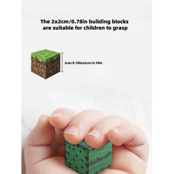 Gambar produk BLB Balok Susun Magnetik Edukatif Anak 3D DIY Magnetic Blocks 100 PCS - BBL3D