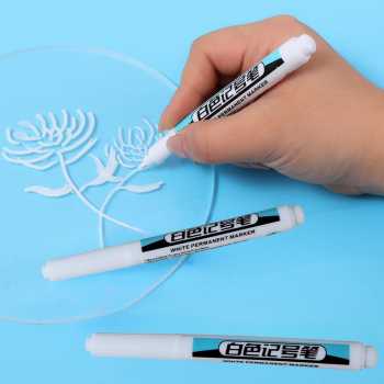 AMAK Spidol Permanen Waterproof Quick Dry Oily Marker 1mm 10 PCS - A-226