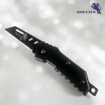 KNIFEZER Pisau Saku Lipat Mini Portable Keychain Survival Knife - Y238