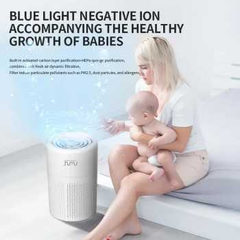 Gambar produk Taffware HUMI Air Purifier Deodorizer Negative Ion H13 HEPA Filter - EJ-JHQ01