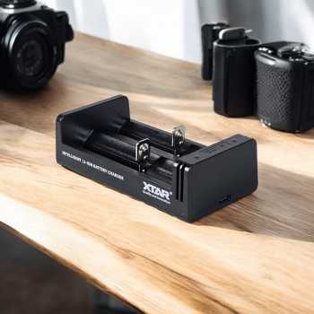 XTAR Charger Baterai 2 Slot 14500 18650 21700 Li-Ion 3.7V 2A 5V Type C - MC2