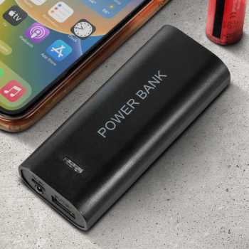 Gambar produk VARITIES Power Bank DIY Case Flashlight USB Port 2 PCS 18650 Flat Top - V600