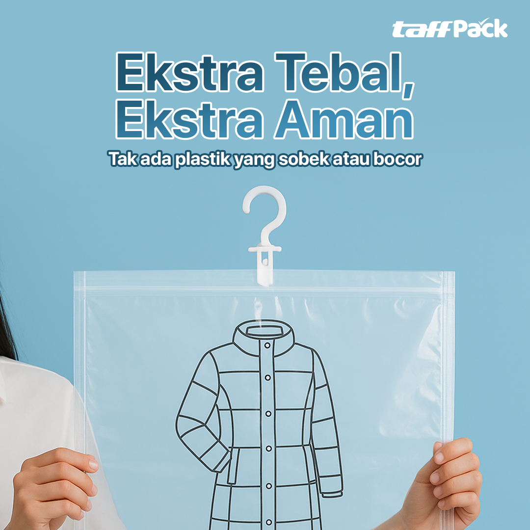 Gambar produk TaffPACK Kantong Vakum Baju Vacuum Compression Bag 1 PCS L - SN024